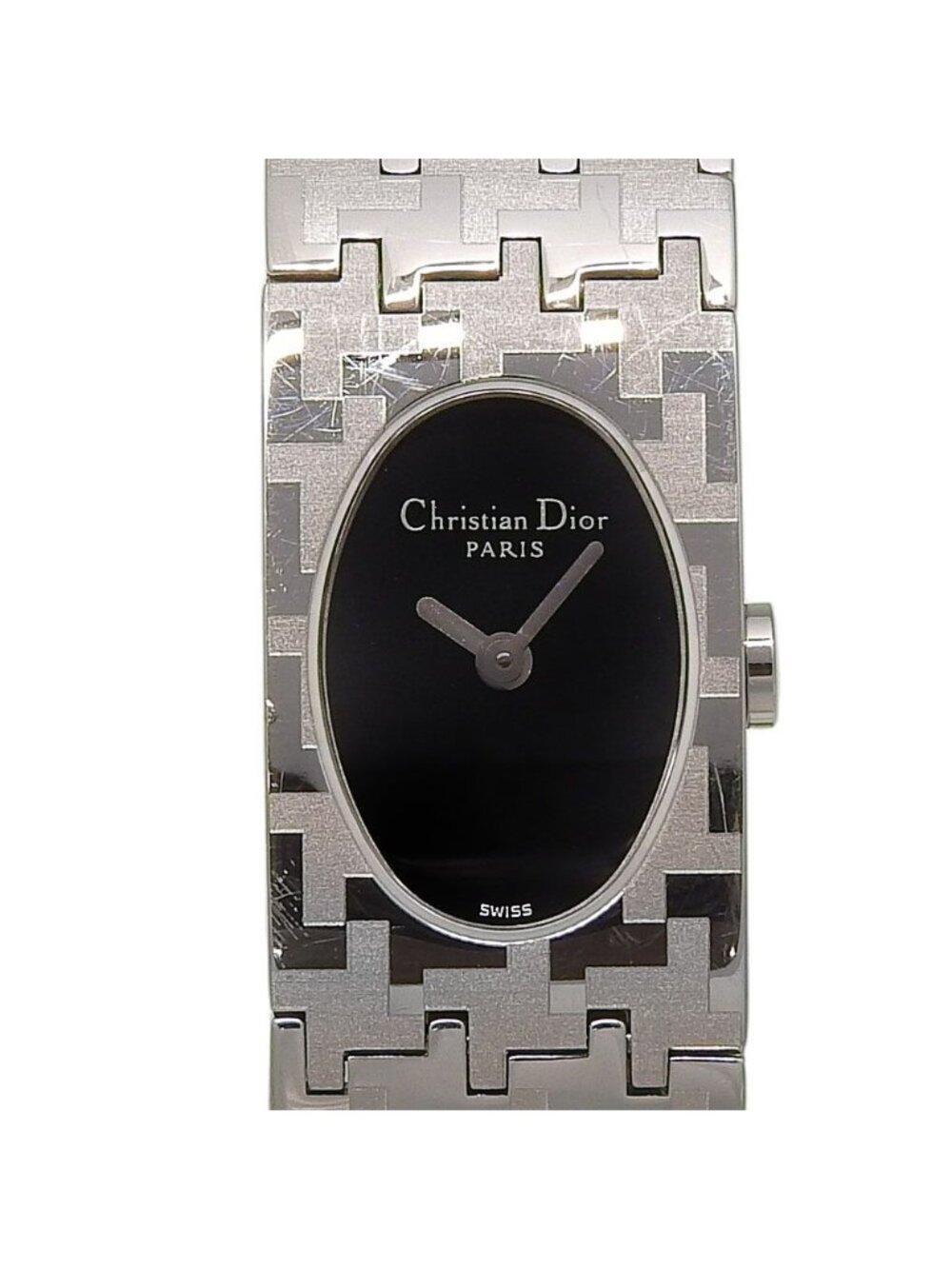 Dior Miss Stainless Steel Quartz Analog Display Black Dial Watch